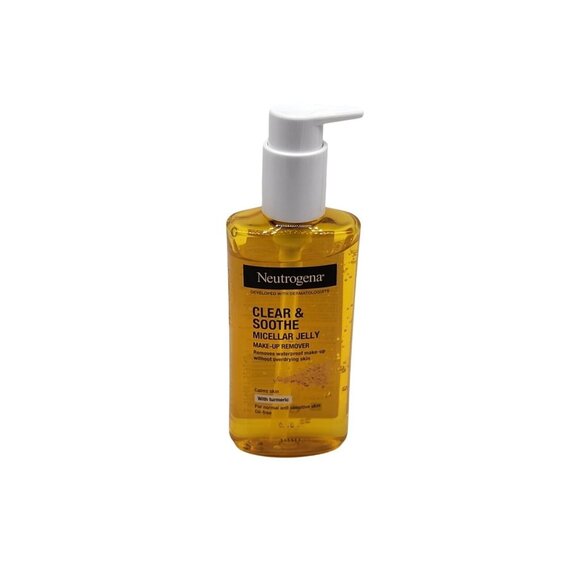 Neutrogena Clear & Soothe Micellar Jelly Makeup Remover 200ml Oil-Free With Turm - Picture 1 of 6